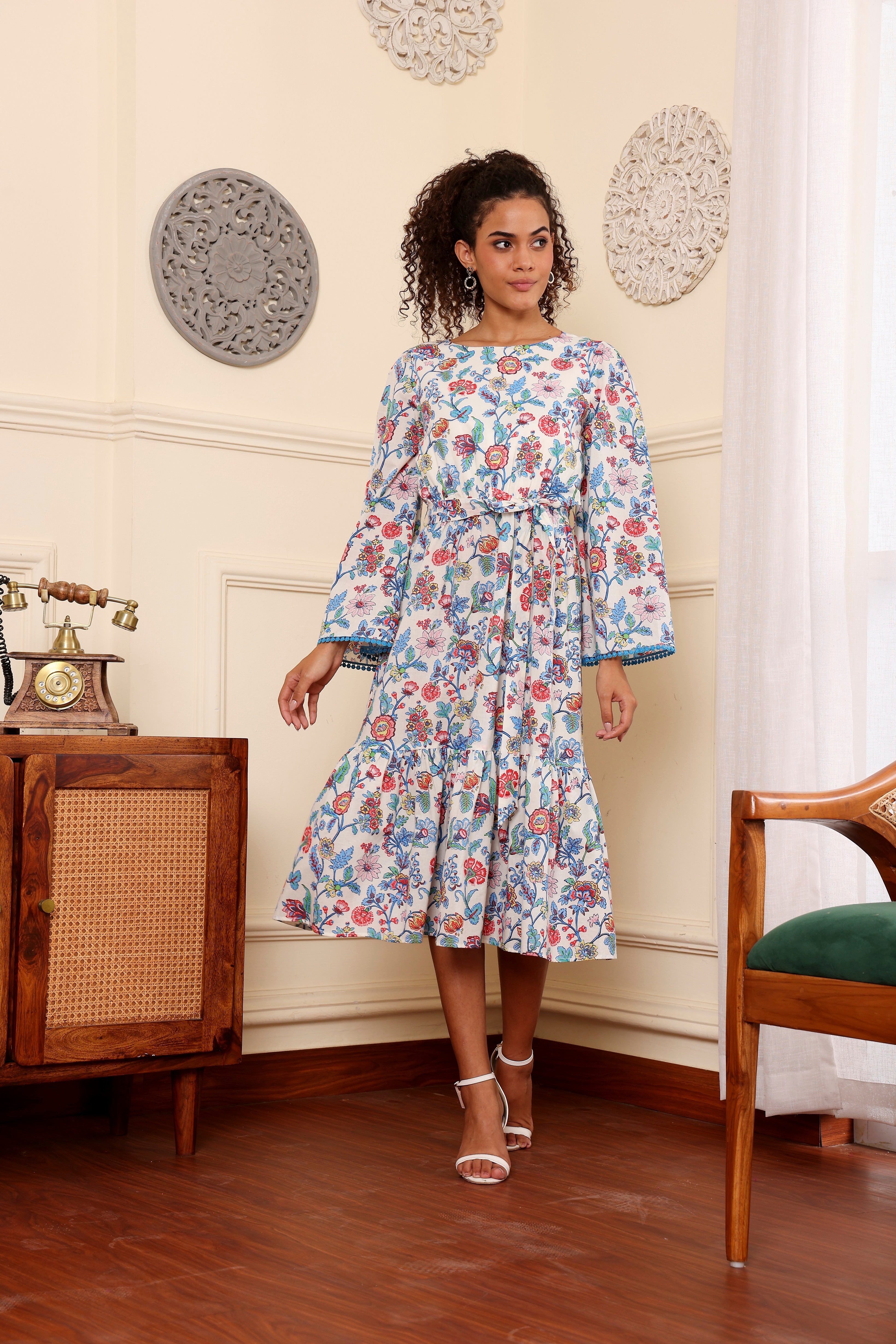 Floral Daydream Delight Midi Dress